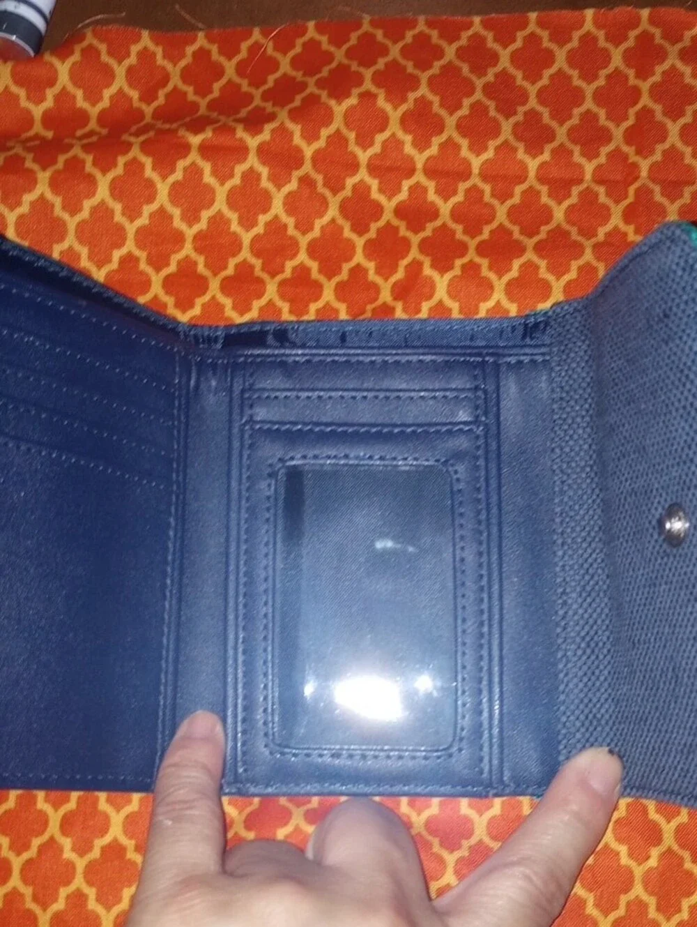 Disney Teal And Navy Wallet